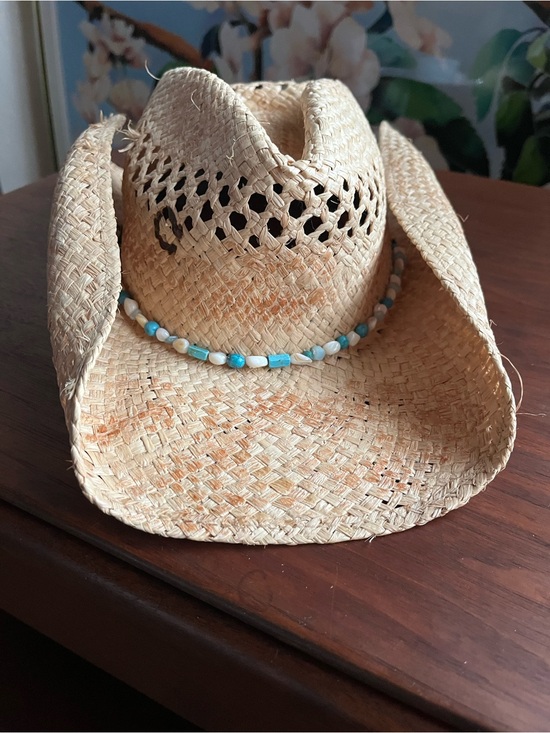 Charlie Horse Accessories - Charlie Horse hat co. Straw Cowgirl Hat with Turquoise Bead Band